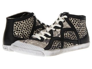Just Cavalli High Top Trainer Mens Lace up casual Shoes (Beige)