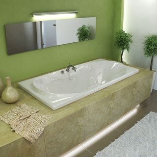 Mountain Home Canopy 42x72 inch Acrylic Soaking Drop in Bathtub