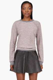 T By Alexander Wang Pink French Terry Watermelon Rainbow Sweatshirt
