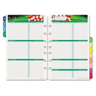 DAYTIMERS INC. Garden Path Dated Two Page per Week Organizer Refill