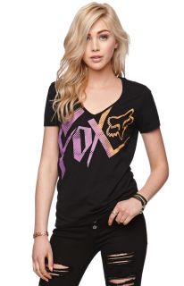 Womens Fox Tee   Fox Stealth V Neck T Shirt