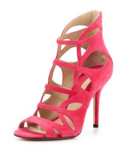 Casey Suede Strappy Sandal   Michael Kors