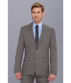 Perry Ellis Slim Fit Textured Solid Suit Jacket Mens Jacket (Gray)