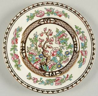 Alfred Meakin India Tree Bread & Butter Plate, Fine China Dinnerware   Gold Bord