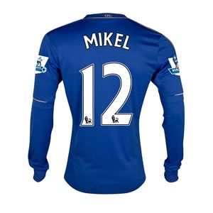 adidas Chelsea 12/13 MIKEL LS Home Soccer Jersey