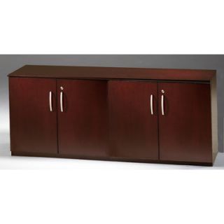 Mayline Napoli 72 Low Wall Cabinet with Wood Door VLCW Finish Sierra Cherry