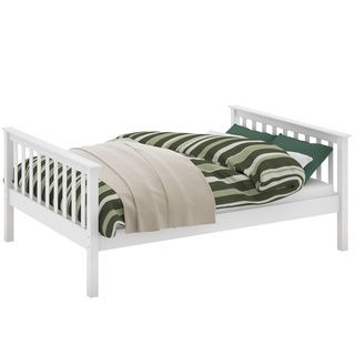 Monterey White Wood Double Bed