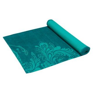 Gaiam Grippy Yoga Towel   Blue