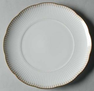 Noritake Chancellor Salad Plate, Fine China Dinnerware   Gold Lines And Dots, Em