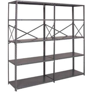 Quantum Heavy Duty 20 Gauge Industrial Steel Shelving   7 Shelves, 36 Inch W x