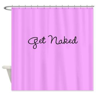  Pink Get Naked Shower Curtain  Use code FREECART at Checkout