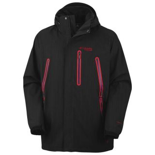 Columbia Sportswear Aerial Arson Omni Heat(R) Shell Jacket   Waterproof (For Men)   BLACK SLUB (XL )