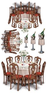 Black Tie Dining Props Add Ons