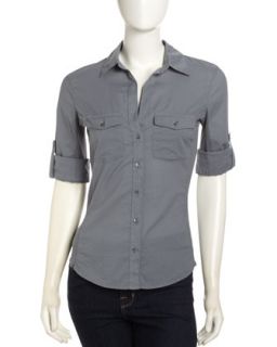 Contrast Panel Shirt, Griffin
