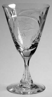 Tiffin Franciscan Linda Clear Wine Glass   Stem #17625, Clear