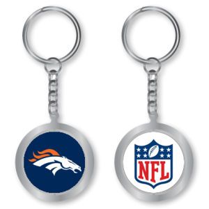 Denver Broncos AMINCO INC. Spinning Keychain