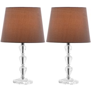 Safavieh Indoor 1 light Dylan Gray Shade Tiered Crystal Orb Table Lamp (set Of 2)