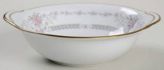 Noritake Benton Lugged Cereal Bowl, Fine China Dinnerware   Pink/Blue Flowers,Pu
