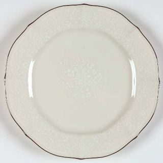 Noritake Chandon Platinum Salad Plate, Fine China Dinnerware   Imperial Baroque,