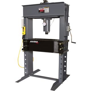 AmerEquip Electric/Hydraulic Shop Press   100 Ton, Model 212101