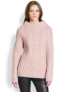 By Malene Birger Chunk Item Baby Pink Sweater   Baby Pink