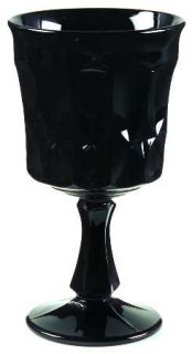 Noritake Perspective Black Water Goblet   Decision Black