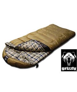 Grizzly Rip stop +0 Degree Sleeping Bag (Olive  )
