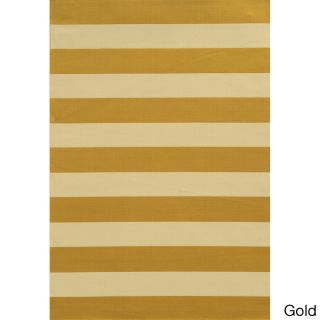 Indoor/ Outdoor Stripe Polypropylene Rug (25 X 45)