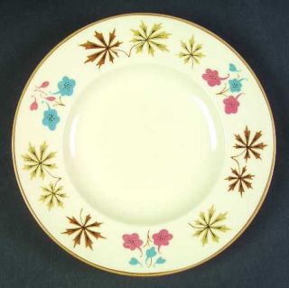 Franciscan Larkspur Bread & Butter Plate, Fine China Dinnerware   Pink & Blue Fl