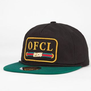 Ofcl Guuch Mens Strapback Hat Black One Size For Men 232679100