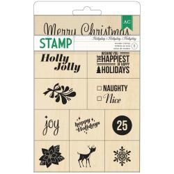 Mounted Stamp Value Pack 4.75 X6.75  Hollyday