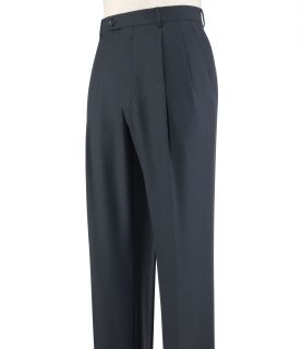 Traveler Tailored Fit Pleated Front Trousers JoS. A. Bank