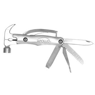 Apollo Silver 9 in 1 Multi hammer Tool (SilverDurable and rust resistantAnti corrosion finishAll tools meet ANSI standardsMaterials Stainless steelDimensions 7.28 inches long x 5.31 wide x 1.57 deepModel DT2191SI )