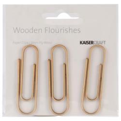 Wood Flourishes  Paper Clips