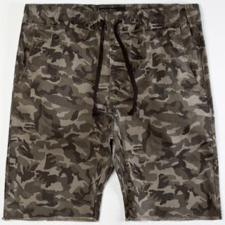 Mens Twill Jogger Shorts Camo In Sizes Medium, Small, Large, X Large For Me