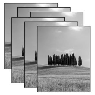 Set of 6 Format Frames   Black 8x10