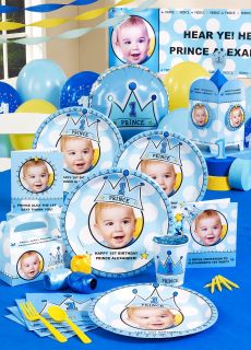 Lil Prince 1st Birthday Personalized Party Theme
