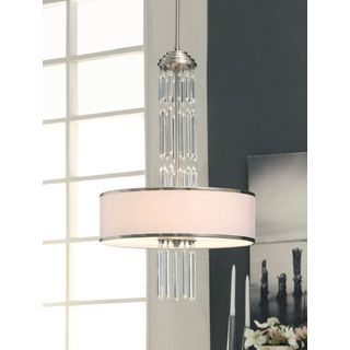 Deco 3 light Brushed Nickel Pendant