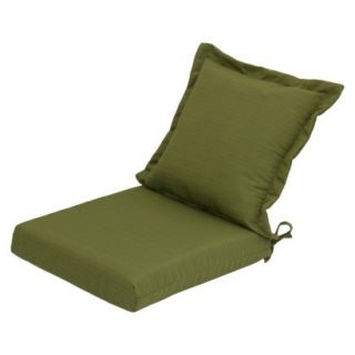 Threshold Outdoor Pillow Back Dining Cushion   Green