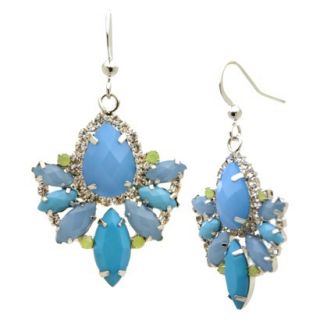 Dangle Earrings   Silver/Blue