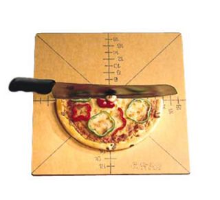 American Metalcraft Pizza Slicing Board w/ Marking For 4 or 8 Slice, Pressed Wood