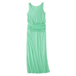 Mossimo Supply Co. Juniors Ruched Maxi Dress   Perfect Mint S(3 5)