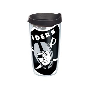 Oakland Raiders Tervis Tumbler 16oz. Colossal Wrap Tumbler with Lid