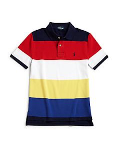 Ralph Lauren Boys Striped Lifesaver Polo Shirt   Color
