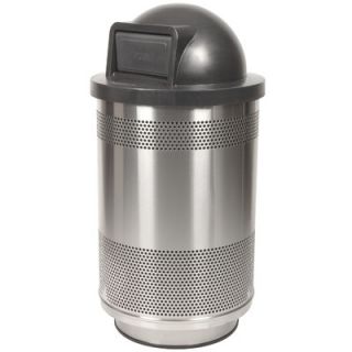 Witt Stadium Series 55 Gallon Stainless Steel Standard Unit with Dome Top Lid