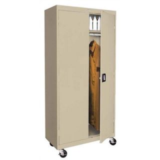 Sandusky Transport 36 Mobile Wardrobe Cabinet TAWR 362472 00 Color Putty