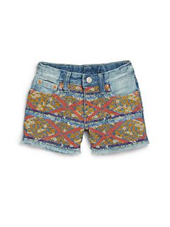 Ralph Lauren Toddlers & Little Girls Embroidered Shorts   Color