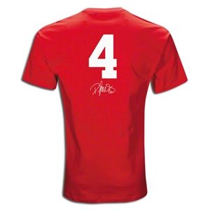 Euro 2012   Manchester United Jones 4 T Shirt (Red)