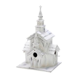 Zingz & Thingz Country Church Birdhouse Multicolor   57070171
