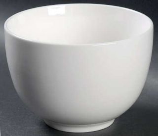 Gibson Designs White Elements Square Soup/Cereal Bowl, Fine China Dinnerware   W